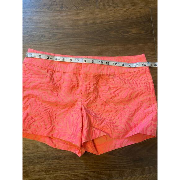 EUC Lilly Pulitzer 4" Jacquard Ellie Short in Flamingo sz: 4 - Picture 5 of 6